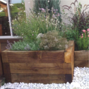 TRAVERSE CHENE ELEGAN 120x200MM 2M60 CHÊNE FRANÇAIS - 3/4 ARÊTES VIVES